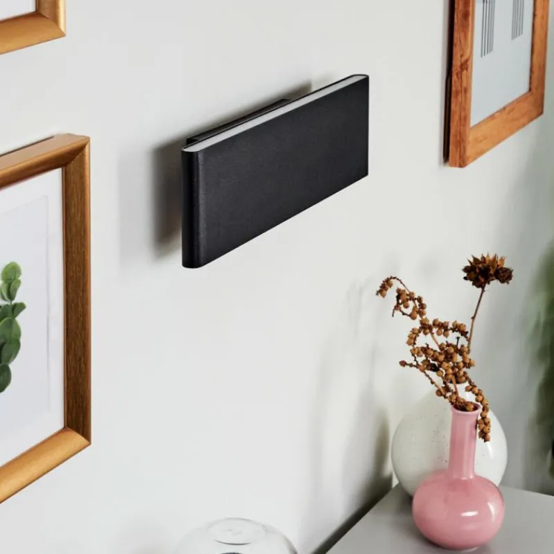 hofstein Applique murale Mosambik LED Noir, Blanc, 1 lumière