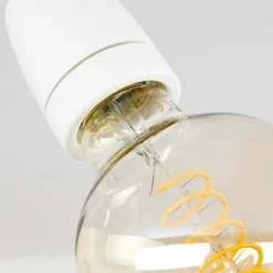 Lampes Vintages & Rétros-hofstein Applique murale Musland Blanc, 1 lumière