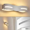 hofstein Applique murale Nagold LED Chrome, Nickel mat, 1 lumière
