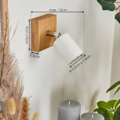 Luminaires Scandinaves-hofstein Applique murale Nazca Écru, 1 lumière