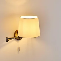 Lampes En Tissu-hofstein Applique murale Neuville Nickel mat, 1 lumière