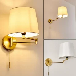 Lampes En Tissu-hofstein Applique murale Neuville Laiton, 1 lumière