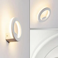 hofstein Applique murale Nevis LED Blanc, 1 lumière