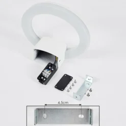 hofstein Applique murale Nevis LED Blanc, 1 lumière