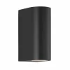 Luminaires Nordlux Applique murale Nordlux ASBOL Noir, 2 lumières