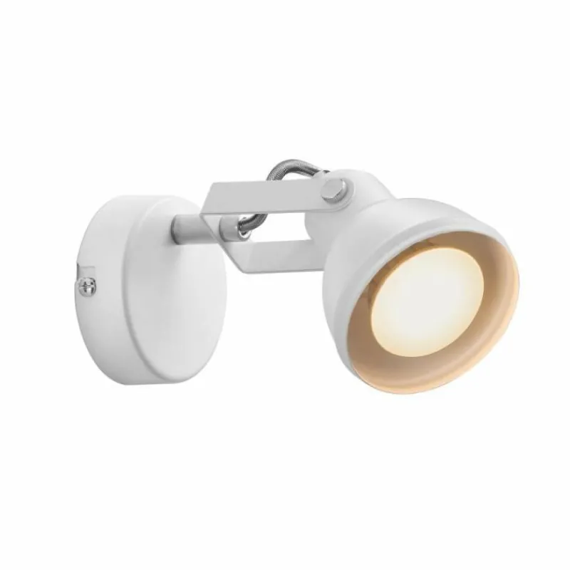 Luminaires Scandinaves-Luminaires Nordlux Applique murale Nordlux ASLAK Blanc, 1 lumière