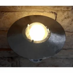 Luminaires Nordlux Applique murale Nordlux AGGER SENSOR Zingué, 1 lumière, Détecteur de mouvement