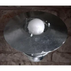 Luminaires Nordlux Applique murale Nordlux AGGER SENSOR Zingué, 1 lumière, Détecteur de mouvement