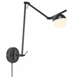 Luminaires Nordlux Applique murale Nordlux CONTINA Noir, 1 lumière