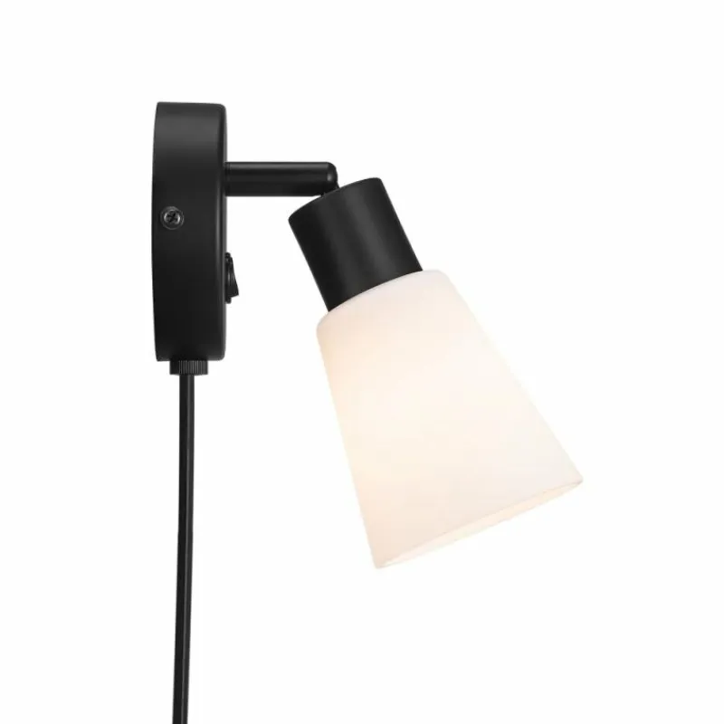 Luminaires Nordlux Applique murale Nordlux COLE Noir, 1 lumière