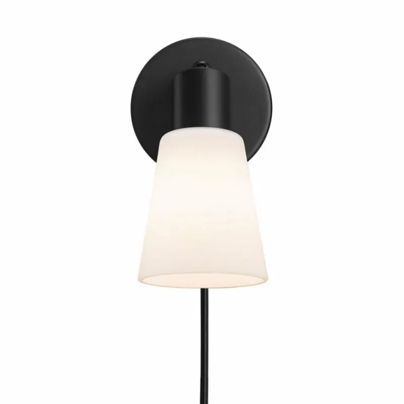 Luminaires Nordlux Applique murale Nordlux COLE Noir, 1 lumière