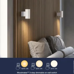 Luminaires Nordlux Applique murale Nordlux CURTIZ LED Blanc, 1 lumière* Éclairage Led