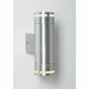 Luminaires Nordlux Applique murale Nordlux Can Aluminium, 2 lumières
