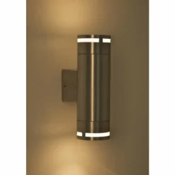 Luminaires Nordlux Applique murale Nordlux Can Aluminium, 2 lumières