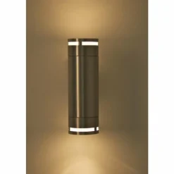 Luminaires Nordlux Applique murale Nordlux Can Aluminium, 2 lumières