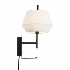Lampes En Tissu-Luminaires Nordlux Applique murale Nordlux DICTE Noir, 1 lumière