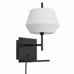 Lampes En Tissu-Luminaires Nordlux Applique murale Nordlux DICTE Noir, 1 lumière