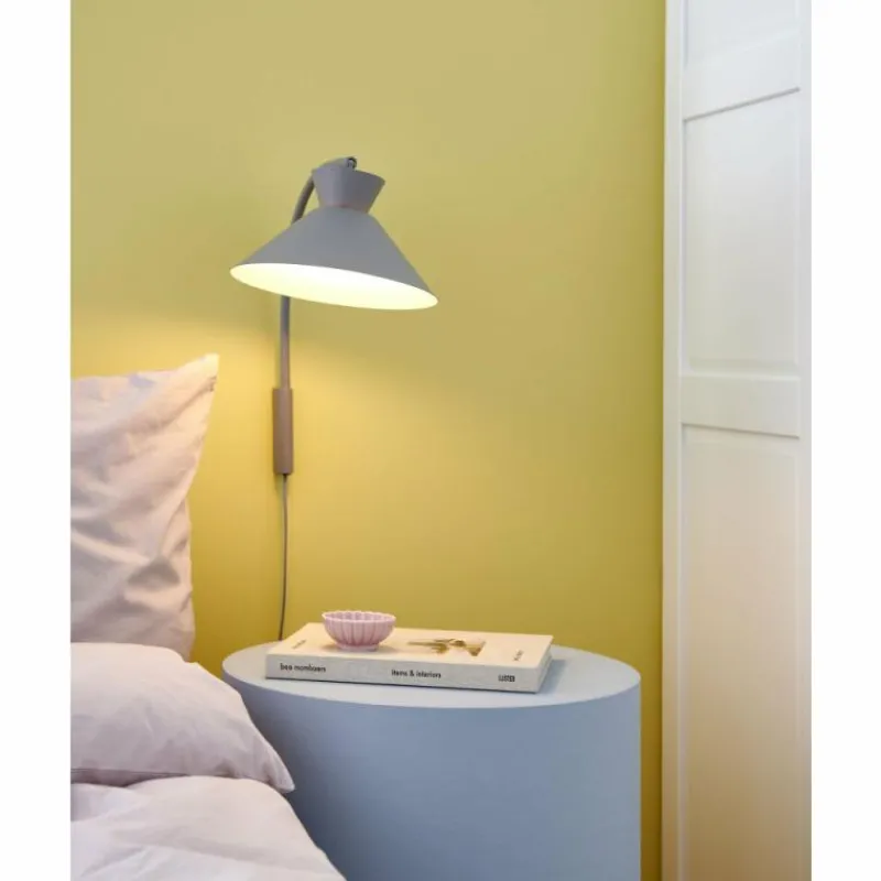 Luminaires Scandinaves-Luminaires Nordlux Applique murale Nordlux DIAL Gris, 1 lumière