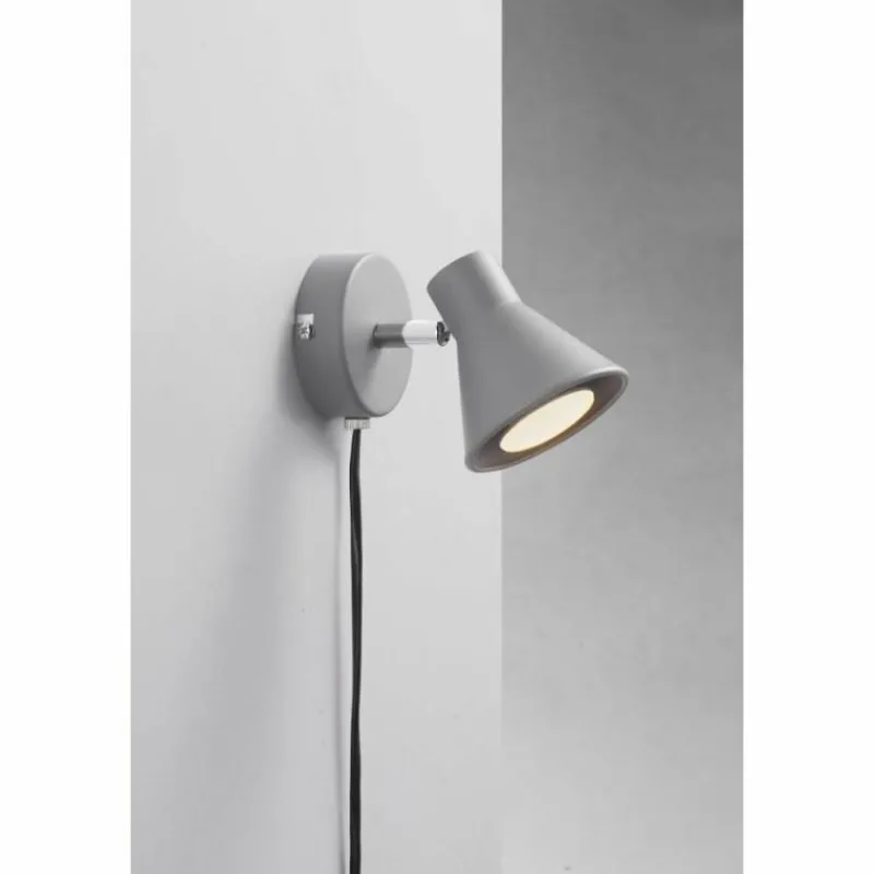 Luminaires Scandinaves-Luminaires Nordlux Applique murale Nordlux EIK Gris, 1 lumière