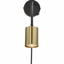 Luminaires Scandinaves-Luminaires Nordlux Applique murale Nordlux EXPLORER Laiton, 1 lumière