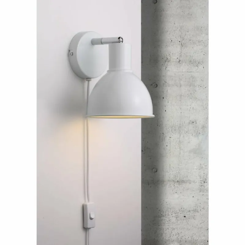 Luminaires Scandinaves-Luminaires Nordlux Applique murale Nordlux POP Blanc, 1 lumière