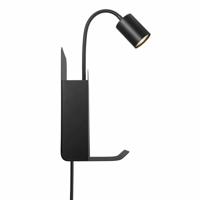 Luminaires Nordlux Applique murale Nordlux ROOMI Noir, 1 lumière* Appliques