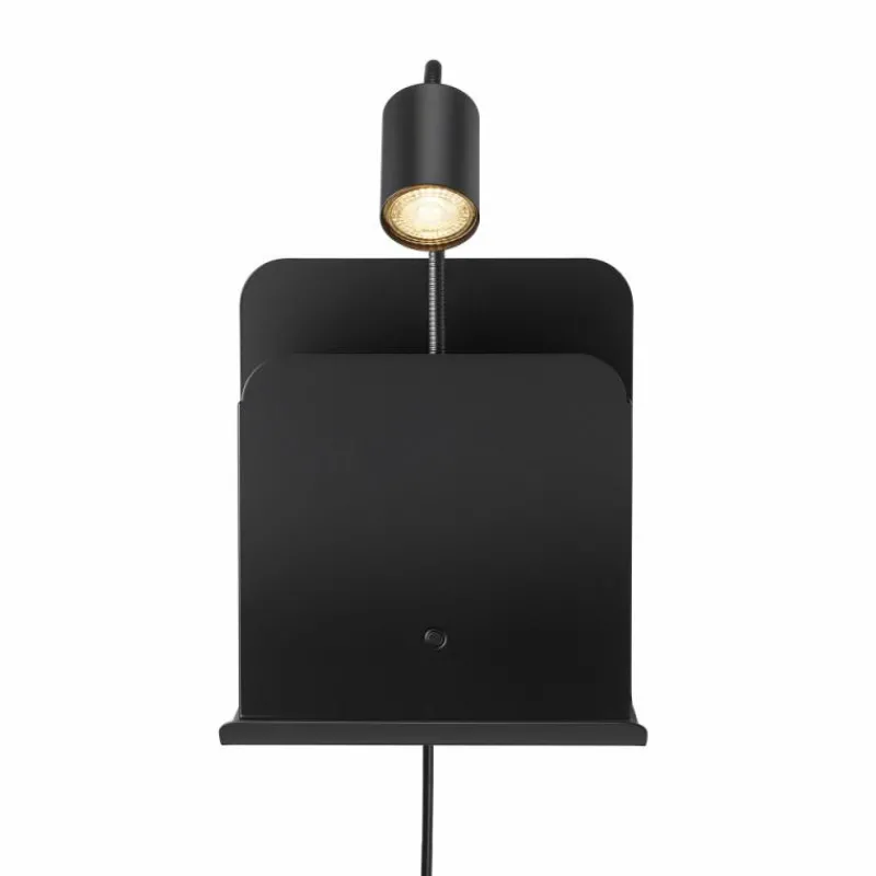 Luminaires Nordlux Applique murale Nordlux ROOMI Noir, 1 lumière* Appliques