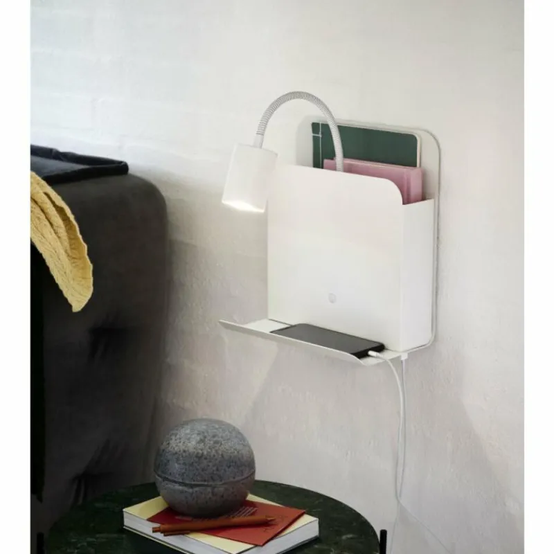 Luminaires Nordlux Applique murale Nordlux ROOMI Blanc, 1 lumière* Appliques