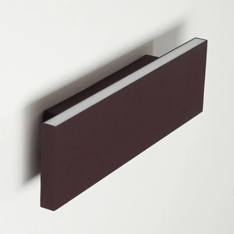 hofstein Applique murale Obion LED Rouille, 2 lumières