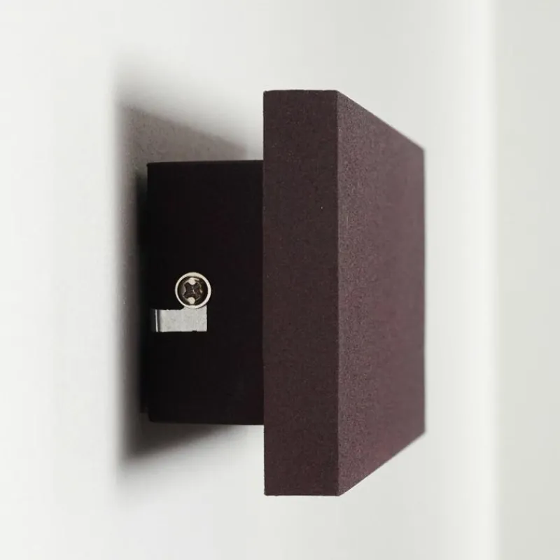 hofstein Applique murale Obion LED Rouille, 2 lumières