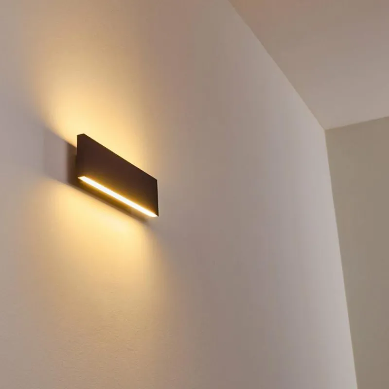 hofstein Applique murale Obion LED Rouille, 2 lumières