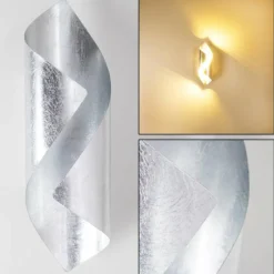 hofstein Applique murale Ogarrio LED Argenté, 2 lumières* Éclairage Led