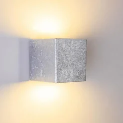 Lampe Turque-hofstein Applique murale Olbia LED Argenté, 1 lumière