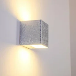 Lampe Turque-hofstein Applique murale Olbia LED Argenté, 1 lumière