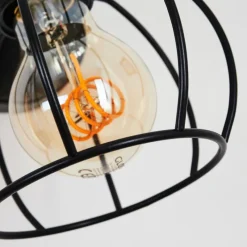 Lampes Vintages & Rétros-hofstein Applique murale Orkanger Chrome, Écru, Noir, 1 lumière