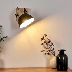 Luminaires Rustiques-hofstein Applique murale Orny Anthracite, 1 lumière