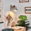 Lampes Industrielles-hofstein Applique murale Orny Bois clair, Argenté, 1 lumière