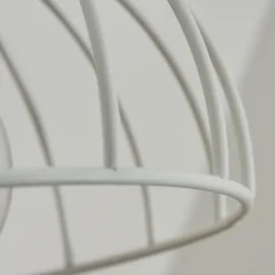 Lampes Industrielles-hofstein Applique murale Orny Bois foncé, Blanc, 1 lumière