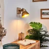 Lampes Dorées-hofstein Applique murale Orny Bronze, Bois clair, 1 lumière