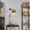 Lampes Industrielles-hofstein Applique murale Orny Brun, Bois clair, 1 lumière