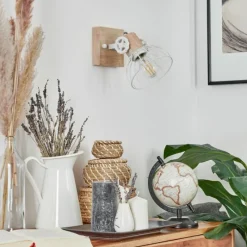 Luminaires Scandinaves-hofstein Applique murale Orny Écru, Blanc, 1 lumière