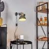 Lampes Industrielles-hofstein Applique murale Orny Vert, Bois clair, 1 lumière