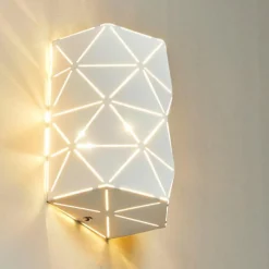 hofstein Applique murale Osby Blanc, 2 lumières* Appliques