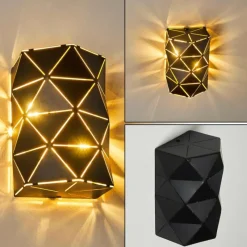 Lampes Dorées-hofstein Applique murale Osby Or, Noir, 2 lumières