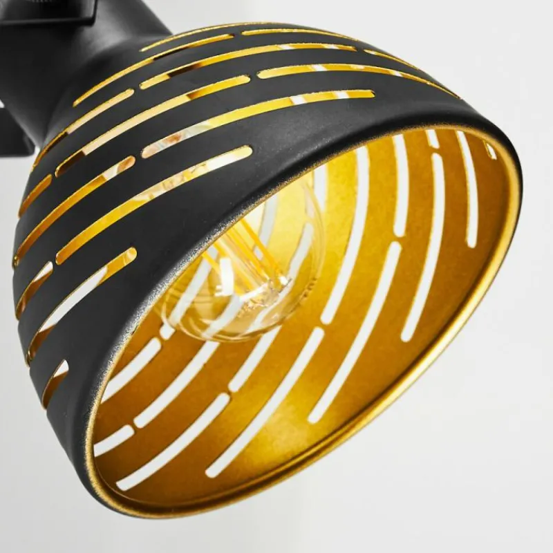 Lampes Dorées-hofstein Applique murale Osina Noir, 1 lumière