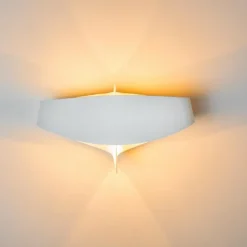 hofstein Applique murale Padua Blanc, 2 lumières