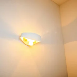 hofstein Applique murale Padua Blanc, 2 lumières