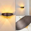 Lampe Turque-hofstein Applique murale Padua Brun doré, 2 lumières