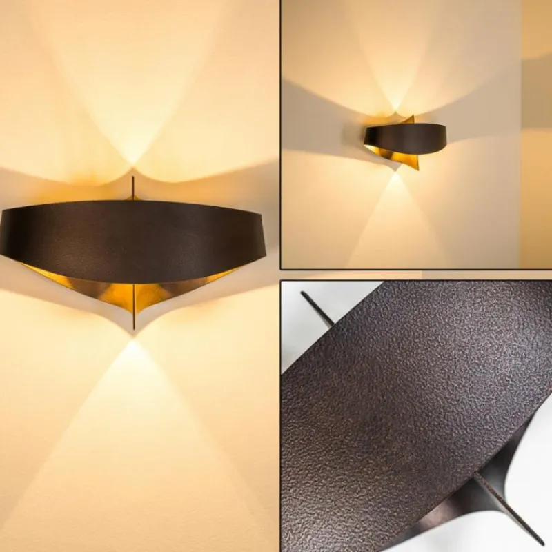 Lampe Turque-hofstein Applique murale Padua Brun, 2 lumières