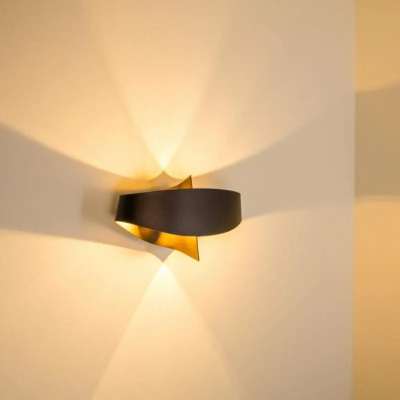 Lampe Turque-hofstein Applique murale Padua Brun, 2 lumières